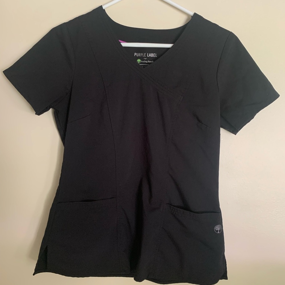 Healing hands purple label jogger scrub set small